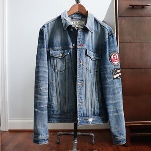 Guess Denim Jacket with Patches
